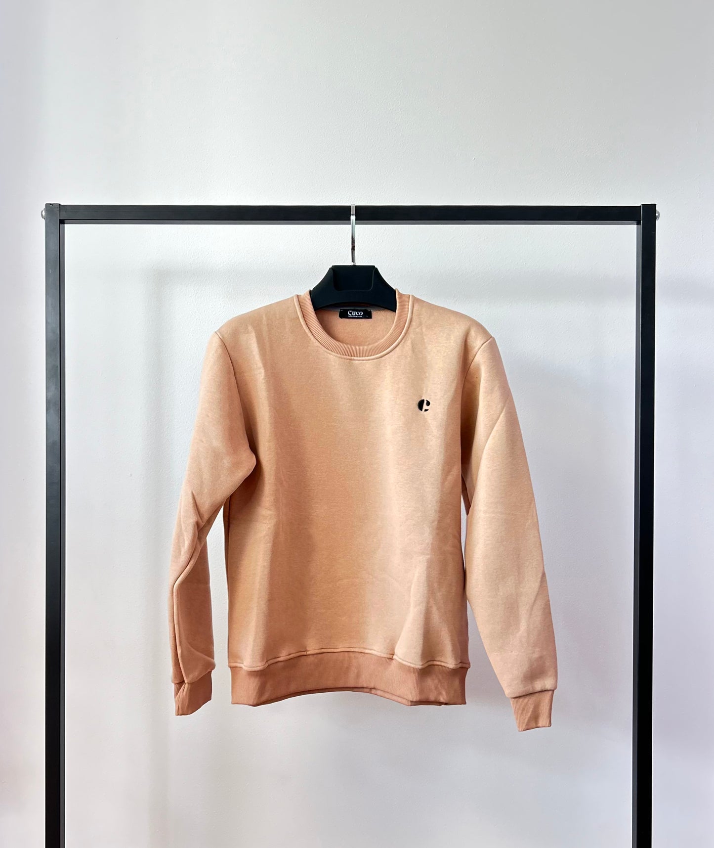 Fleece-Pullover Beige