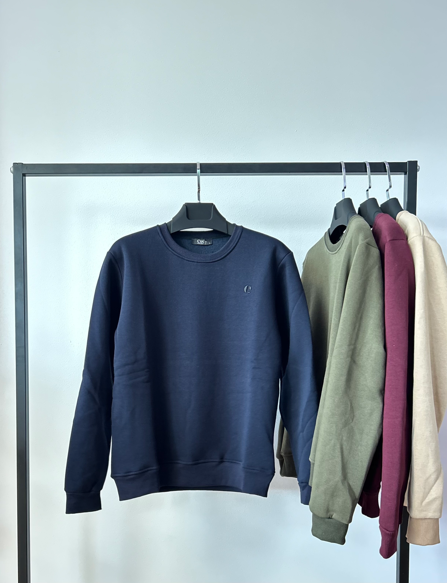 Fleece-Pullover Navyblau