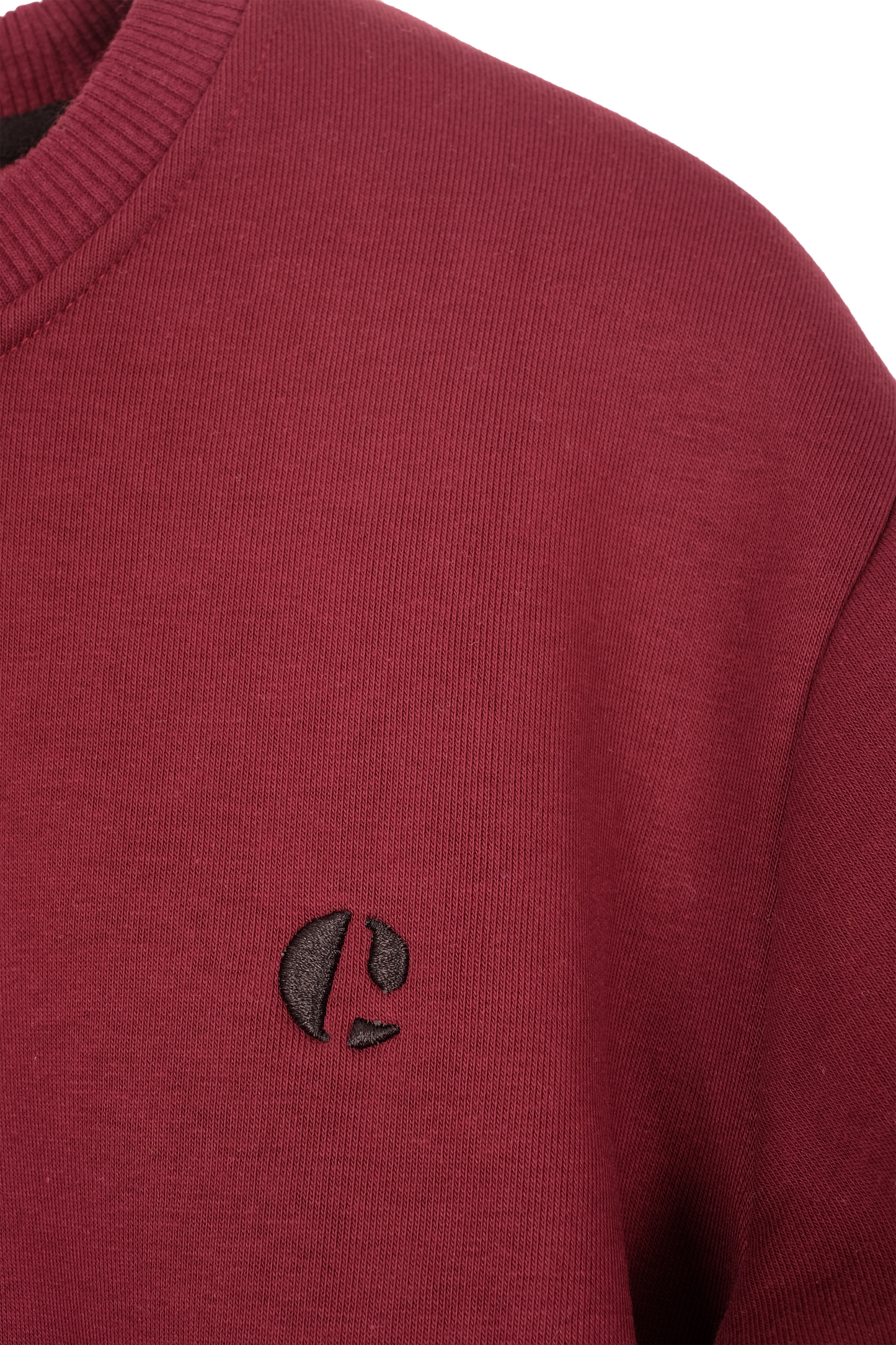 Fleece-Pullover Burgund