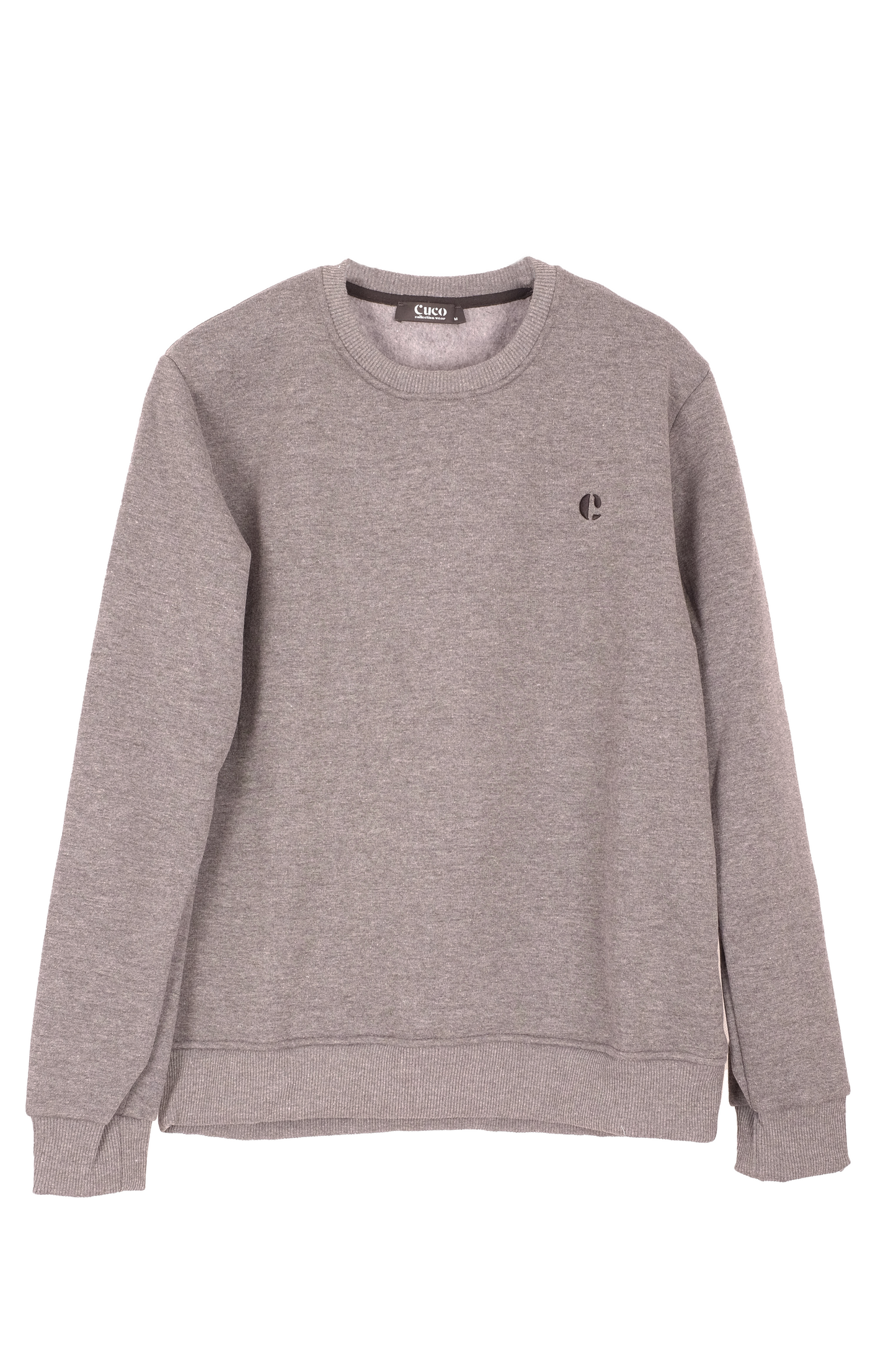 Fleece-Pullover Grau