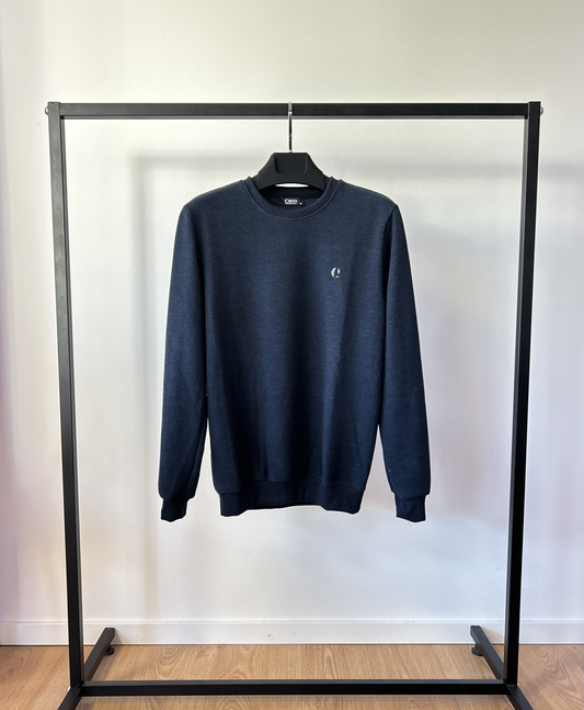 Thermo Komfort Pullover - Navyblau