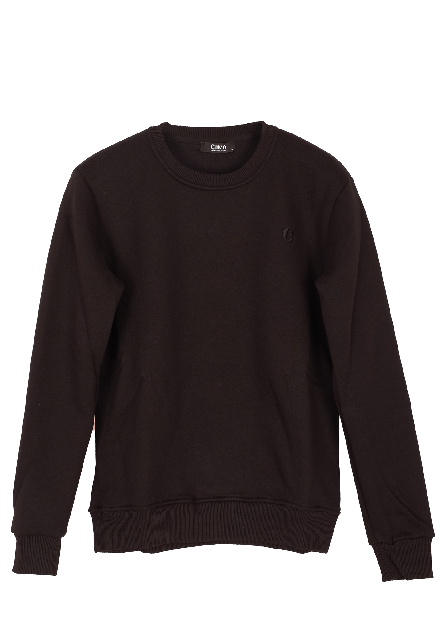 Fleece-Pullover Schwarz