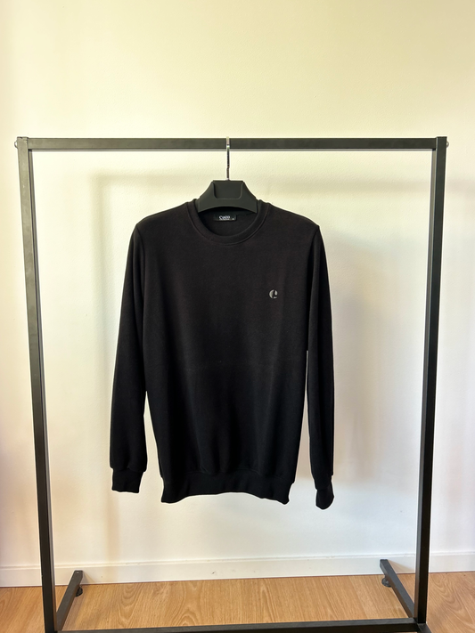 Thermo Komfort Pullover - Schwarz