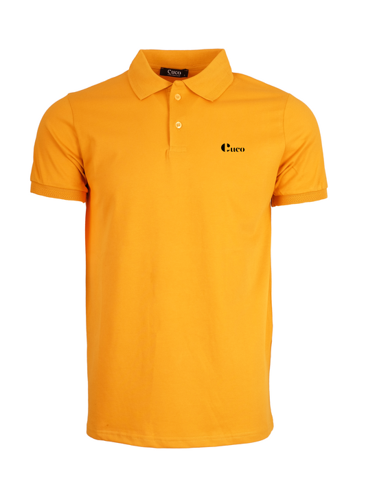 Senfgelb Polo T-Shirt